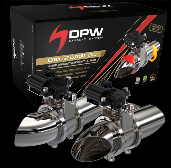 DPW Dual Electric Exhaust Cutout - Image 5