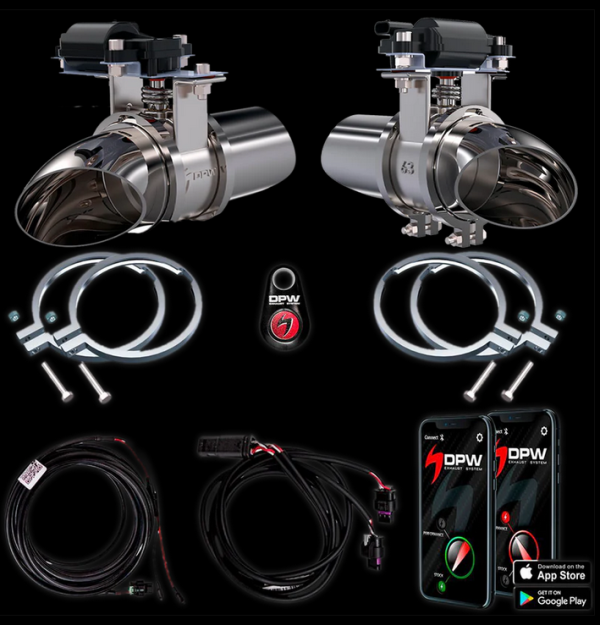 DPW Dual Electric Exhaust Cutout - Image 4